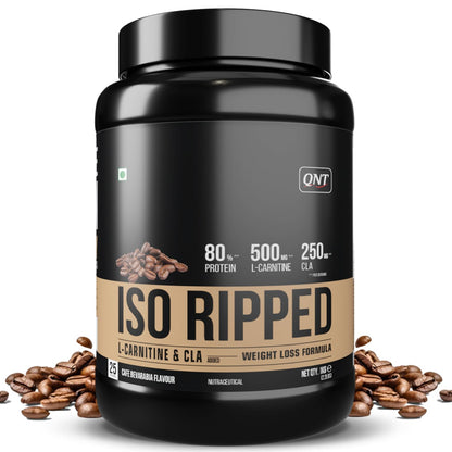 QNT ISO Ripped Whey Protein Isolate Powder with L-Carnitine & CLA, 1kg