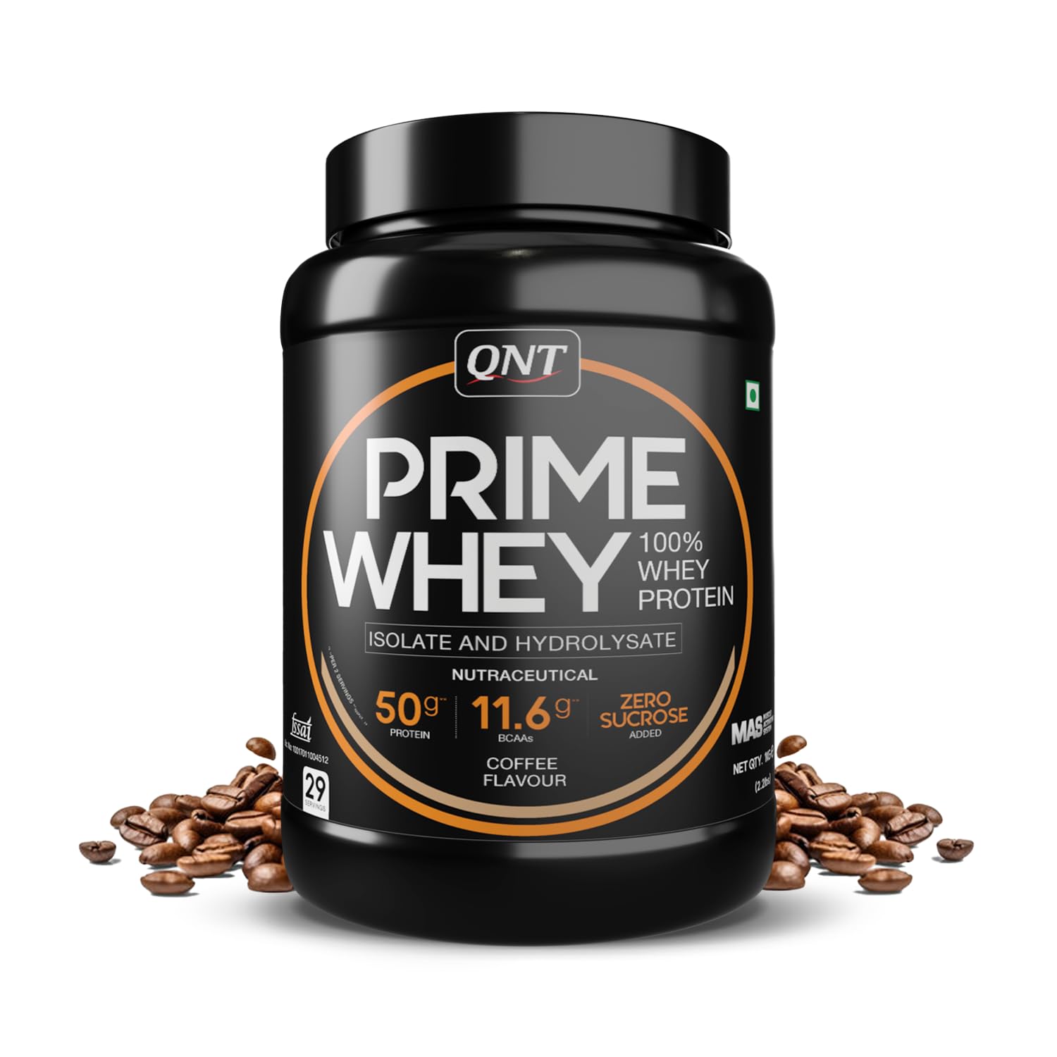 QNT Prime Whey Protein Powder, 500g, Choco Badam, Triple Blend Formula, Dietary Supplement (15)