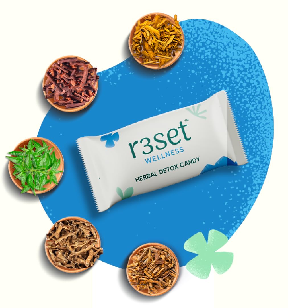R3SET Herbal Liver Candy with Milk Thistle, Adult Nutritional Supplement, Lozen Pharma - front view (11)