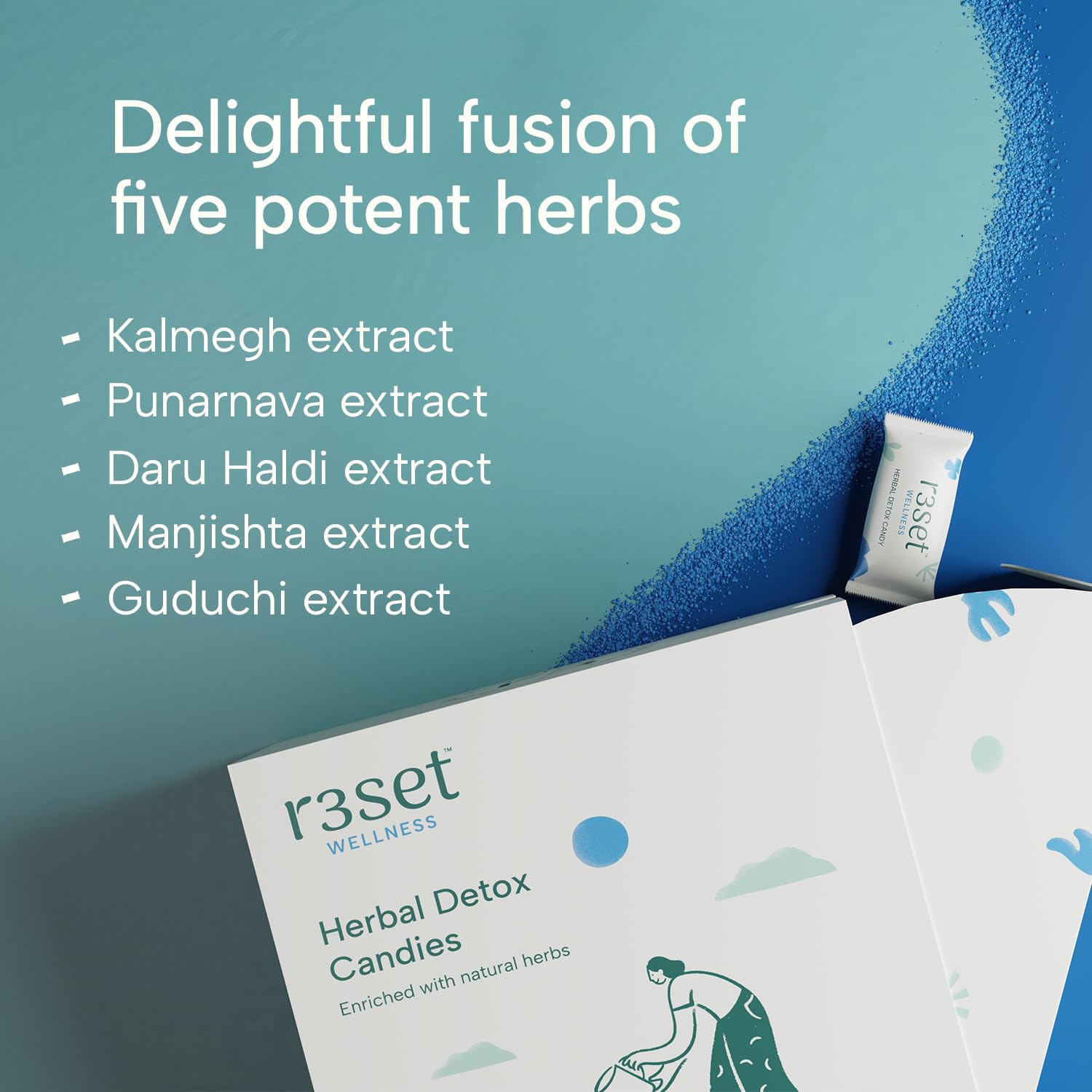 R3SET Herbal Liver Candy with Milk Thistle, Adult Nutritional Supplement, Lozen Pharma - packaging (13)
