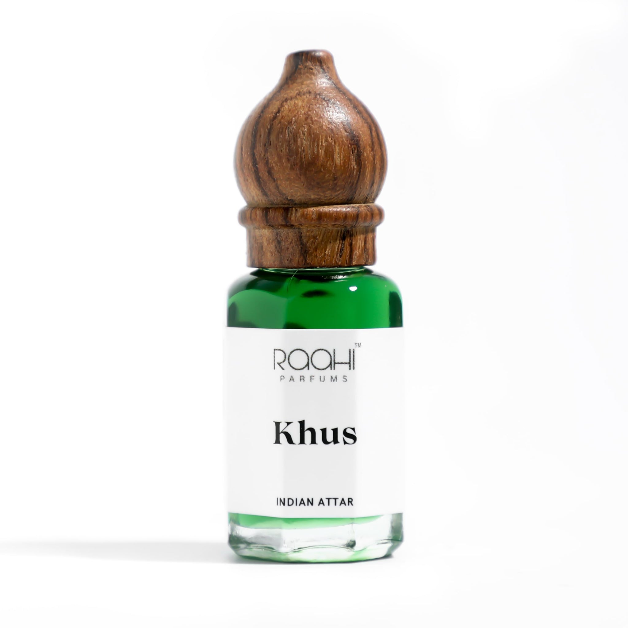 Raahi Parfums Khus Attar, 12ml Natural Fragrance, Unisex, Traditional Kannauj Perfume