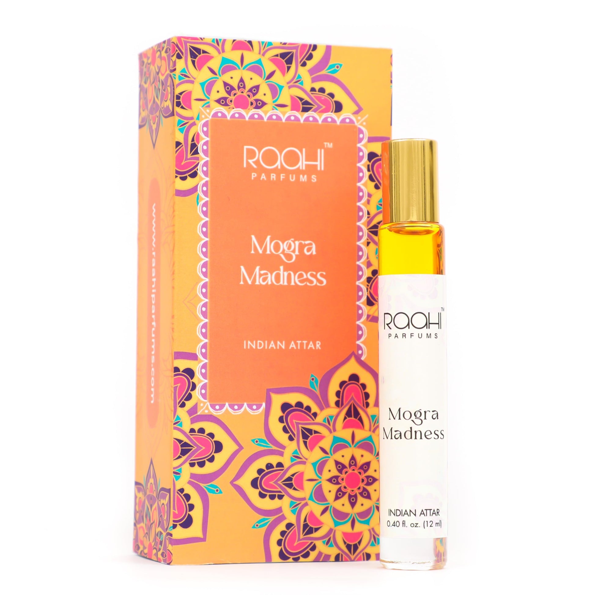 Raahi Parfums Mogra Madness Attar, 12ml Unisex Indian Attar, Traditional Floral Fragrance