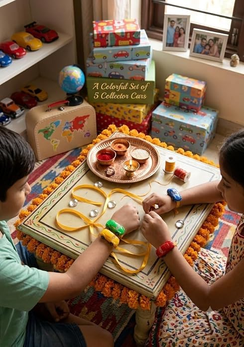 Rakhi Combo Set for Kids | Cartoon Character Cute Design for Boys & Girls | Raksha Bandhan Rakhhi for Little Brother, Baby, T