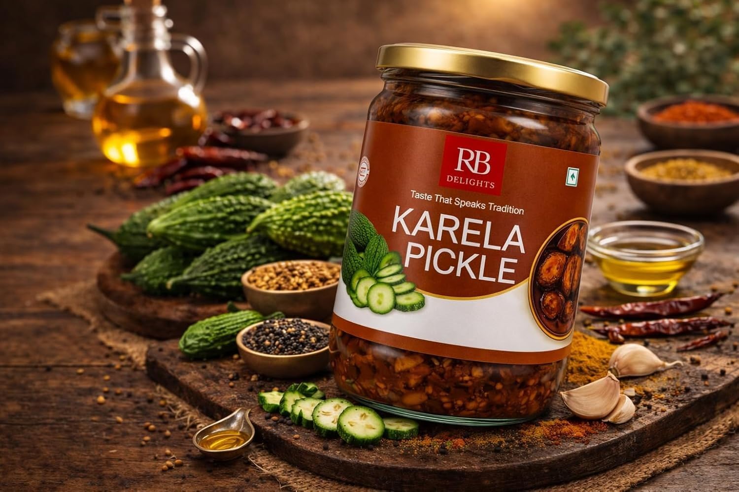 RB Delights Handmade Rajasthani Pickle Achar, No Added Preservatives, Ready to Eat Indian Pickle - packaging (32)
