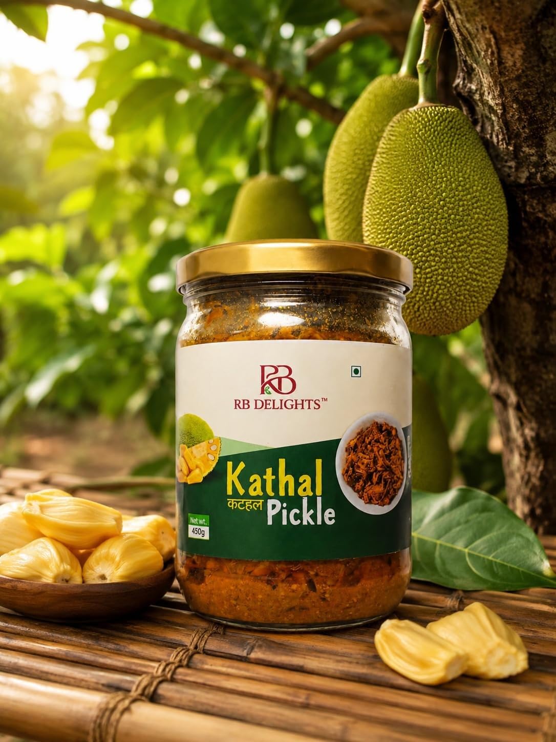 RB Delights Handmade Rajasthani Pickle Achar, No Added Preservatives, Ready to Eat Indian Pickle - front view (36)