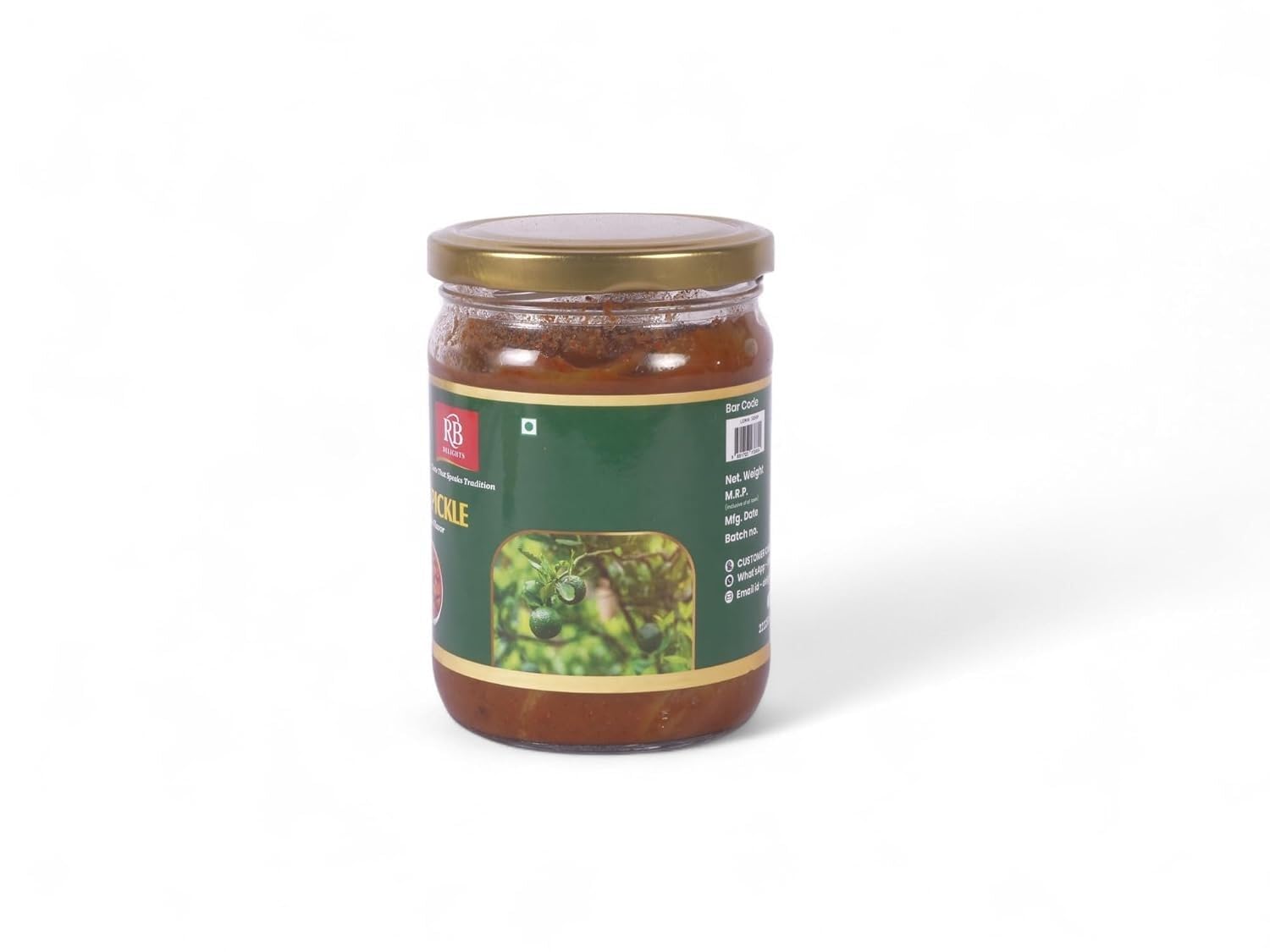 RB Delights Handmade Rajasthani Pickle Achar, No Added Preservatives, Ready to Eat Indian Pickle - front view (39)