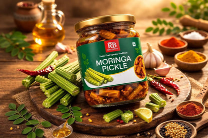 RB Delights Handmade Rajasthani Pickle Achar, No Added Preservatives, Ready to Eat Indian Pickle - label detail (46)