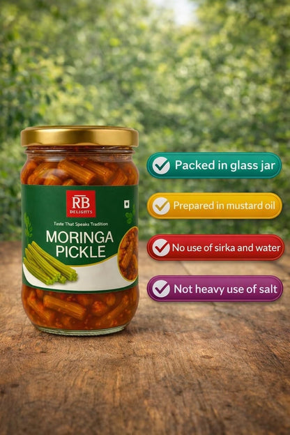 RB Delights Handmade Rajasthani Pickle Achar, No Added Preservatives, Ready to Eat Indian Pickle - ingredients panel (47)