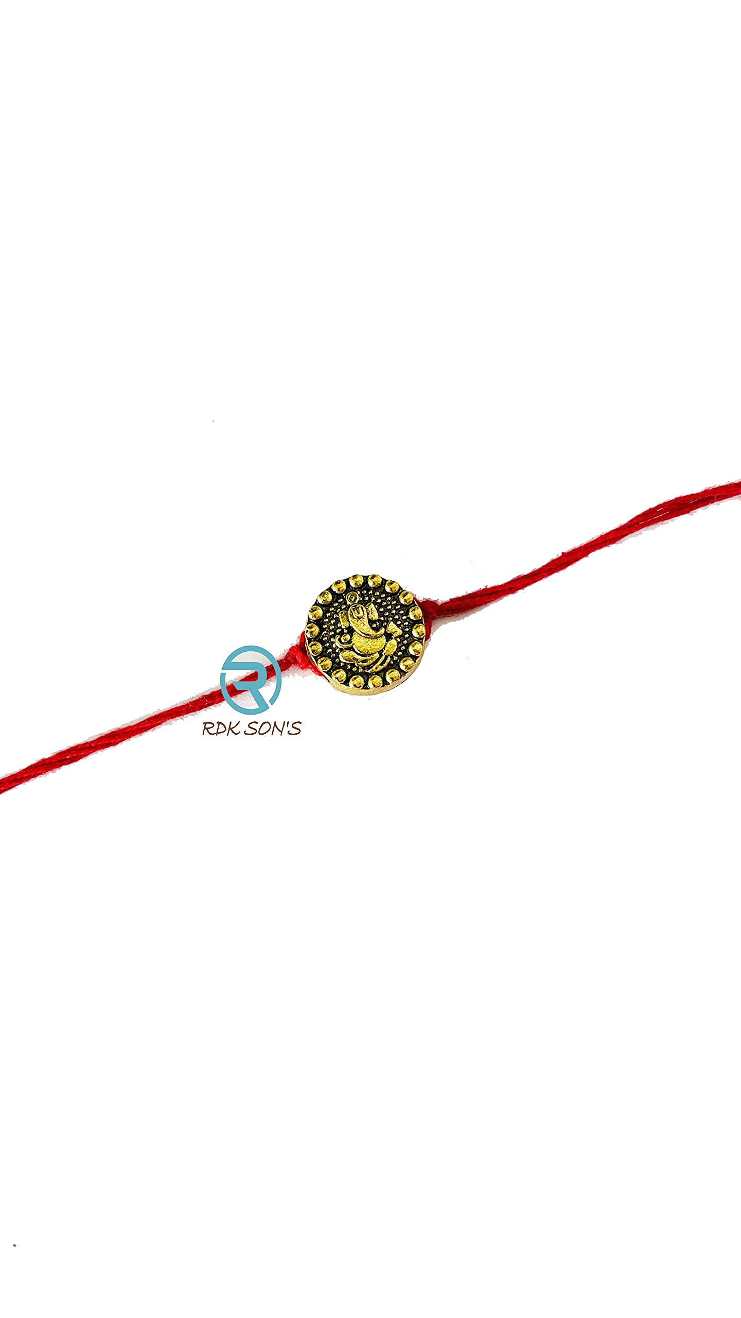 RDK SON'S Pack of 2 Peaceful Buddha Face Rakhis for Kids – Designer Raksha Bandhan Rakhi Set for Little Brothers & Sisters | 