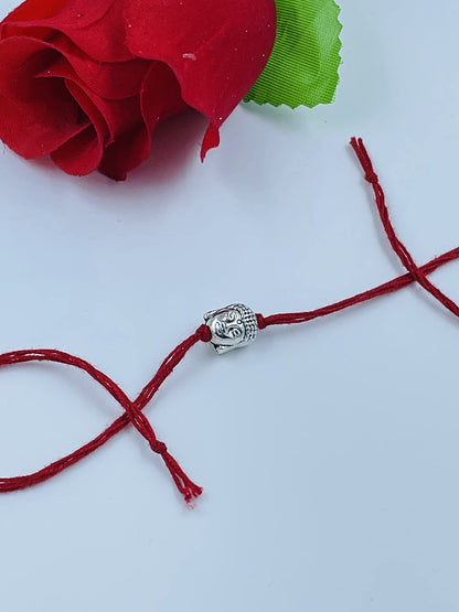 RDK SON'S Pack of 2 Peaceful Buddha Face Rakhis for Kids – Designer Raksha Bandhan Rakhi Set for Little Brothers & Sisters | 