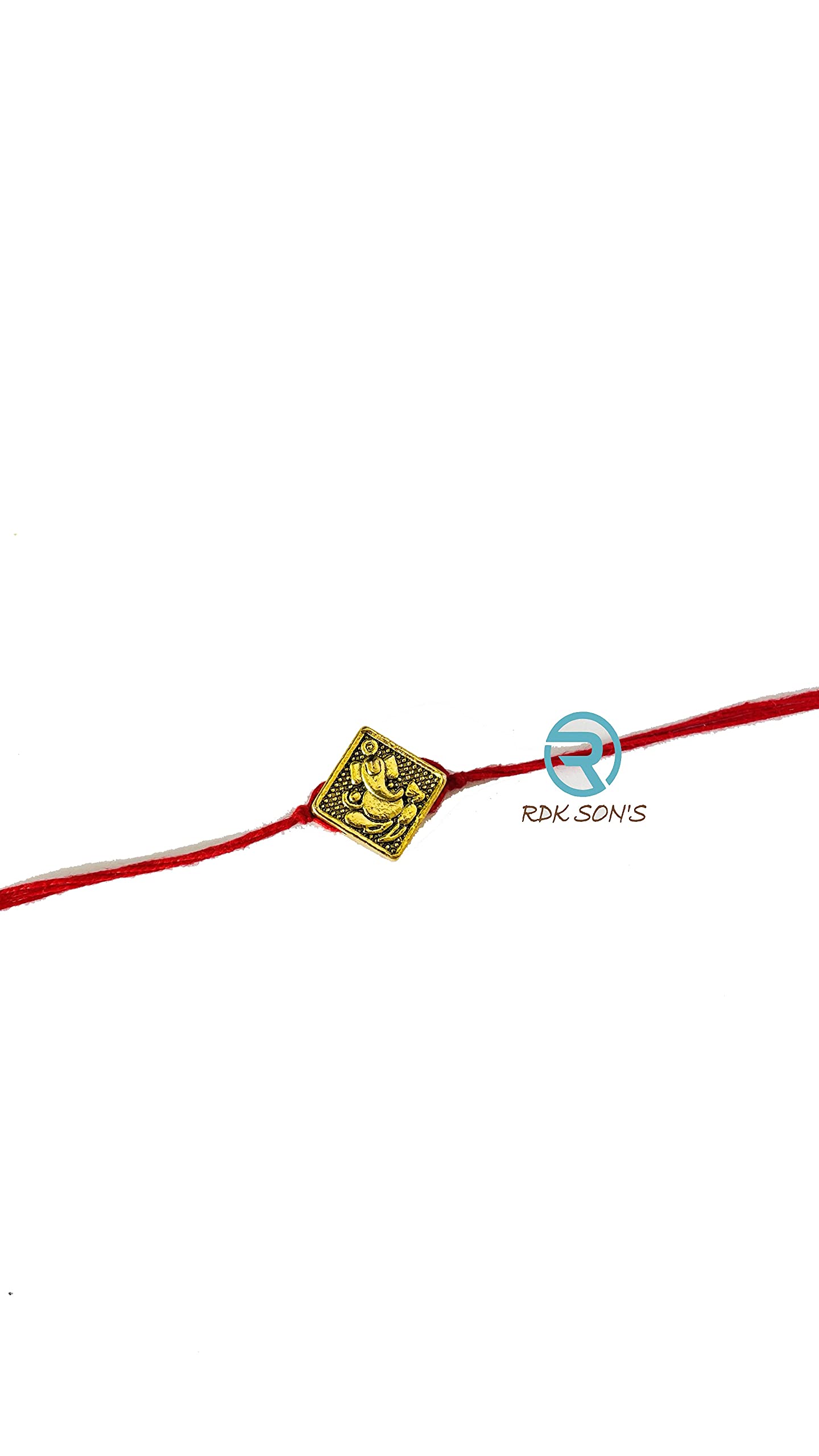 RDK SON'S Pack of 2 Peaceful Buddha Face Rakhis for Kids – Designer Raksha Bandhan Rakhi Set for Little Brothers & Sisters | 