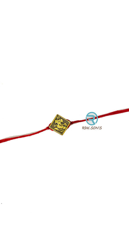 RDK SON'S Pack of 2 Peaceful Buddha Face Rakhis for Kids – Designer Raksha Bandhan Rakhi Set for Little Brothers & Sisters | 