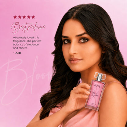 RENEE Bloom Eau de Parfum, Unisex Adult Fragrance with Almond, Tuberose, Sandalwood, Jasmine, Vanilla, Cocoa, Tonka by Aroma 