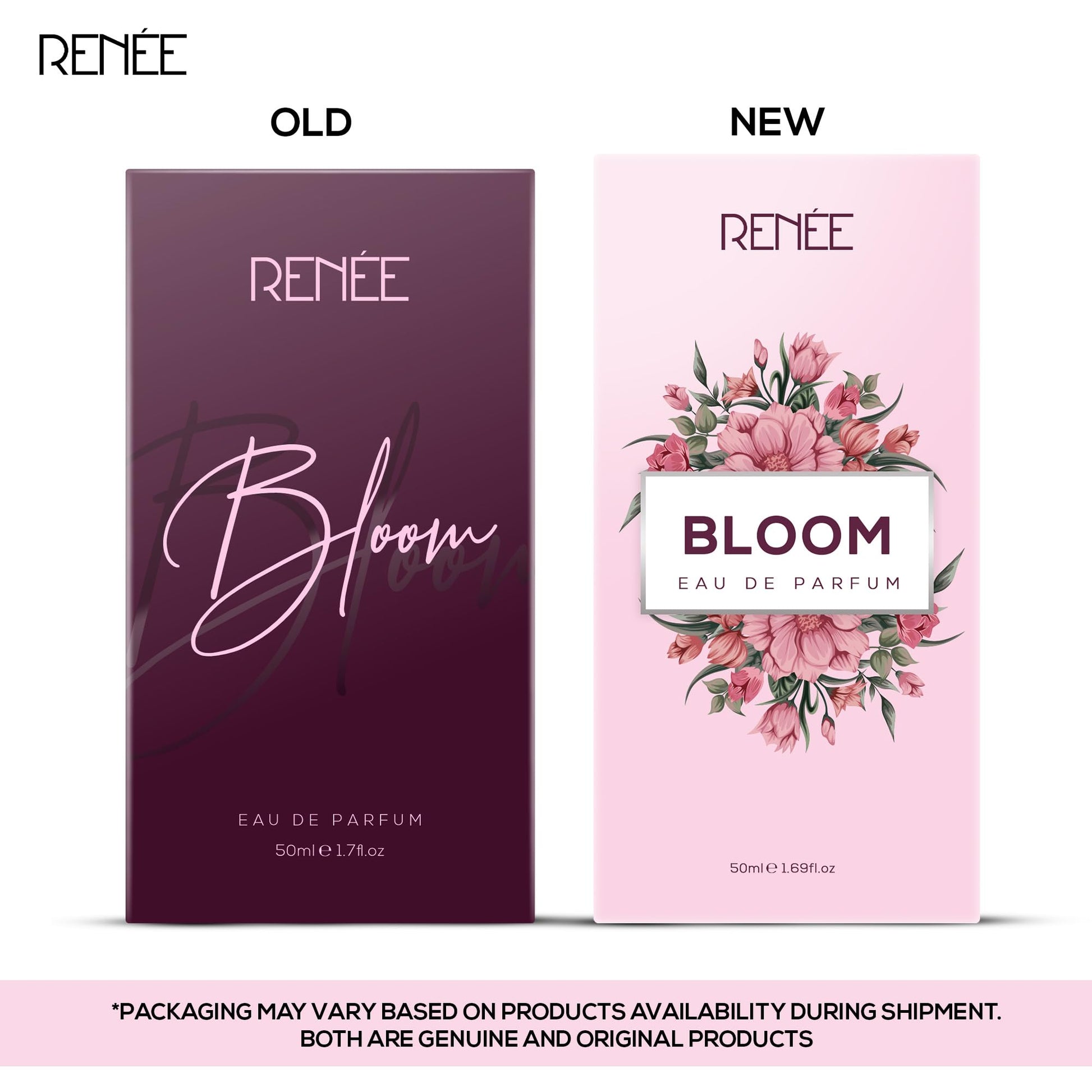 RENEE Bloom Eau de Parfum, Unisex Adult Fragrance with Almond, Tuberose, Sandalwood, Jasmine, Vanilla, Cocoa, Tonka by Aroma 