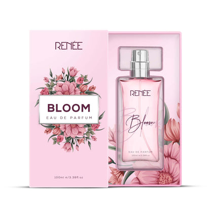 RENEE Bloom Eau de Parfum, Unisex Adult Fragrance with Almond, Tuberose, Sandalwood, Jasmine, Vanilla, Cocoa, Tonka by Aroma 