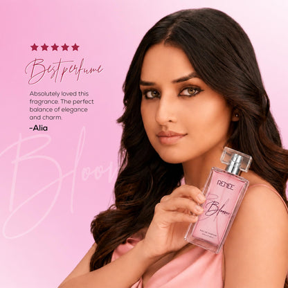 RENEE Bloom Eau de Parfum, Unisex Adult Fragrance with Almond, Tuberose, Sandalwood, Jasmine, Vanilla, Cocoa, Tonka by Aroma 