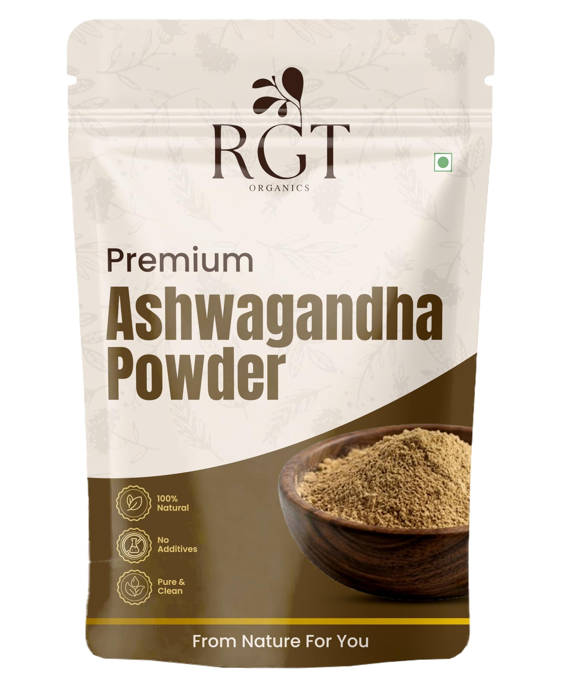 RGT ORGANICS Ashwagandha Powder, 200g, Pure Natural Herbal Powder for Ayurvedic Use