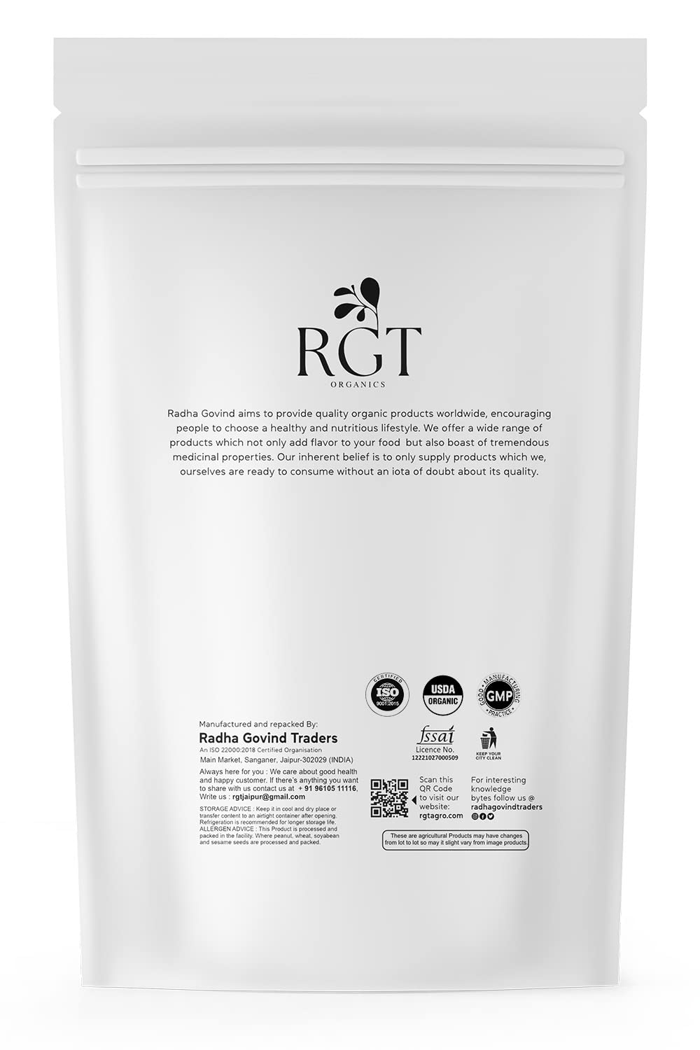 RGT Organics Dry Amla Pieces, 200g, Organic Sukha Amla Sabut, No Sugar No Salt, Dried Indian Gooseberry - close-up detail