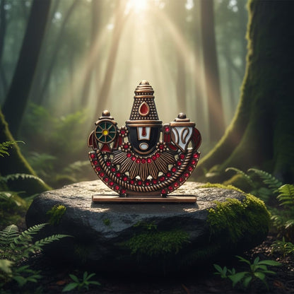 ringzinnie Lord Venkateswara Swamy Idol, 6 cm, Antique Finish Miniature Figurine for Home Temple & Car Dashboard - size and s