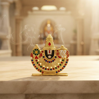 ringzinnie Lord Venkateswara Swamy Idol, 6 cm, Antique Finish Miniature Figurine for Home Temple & Car Dashboard - size and s