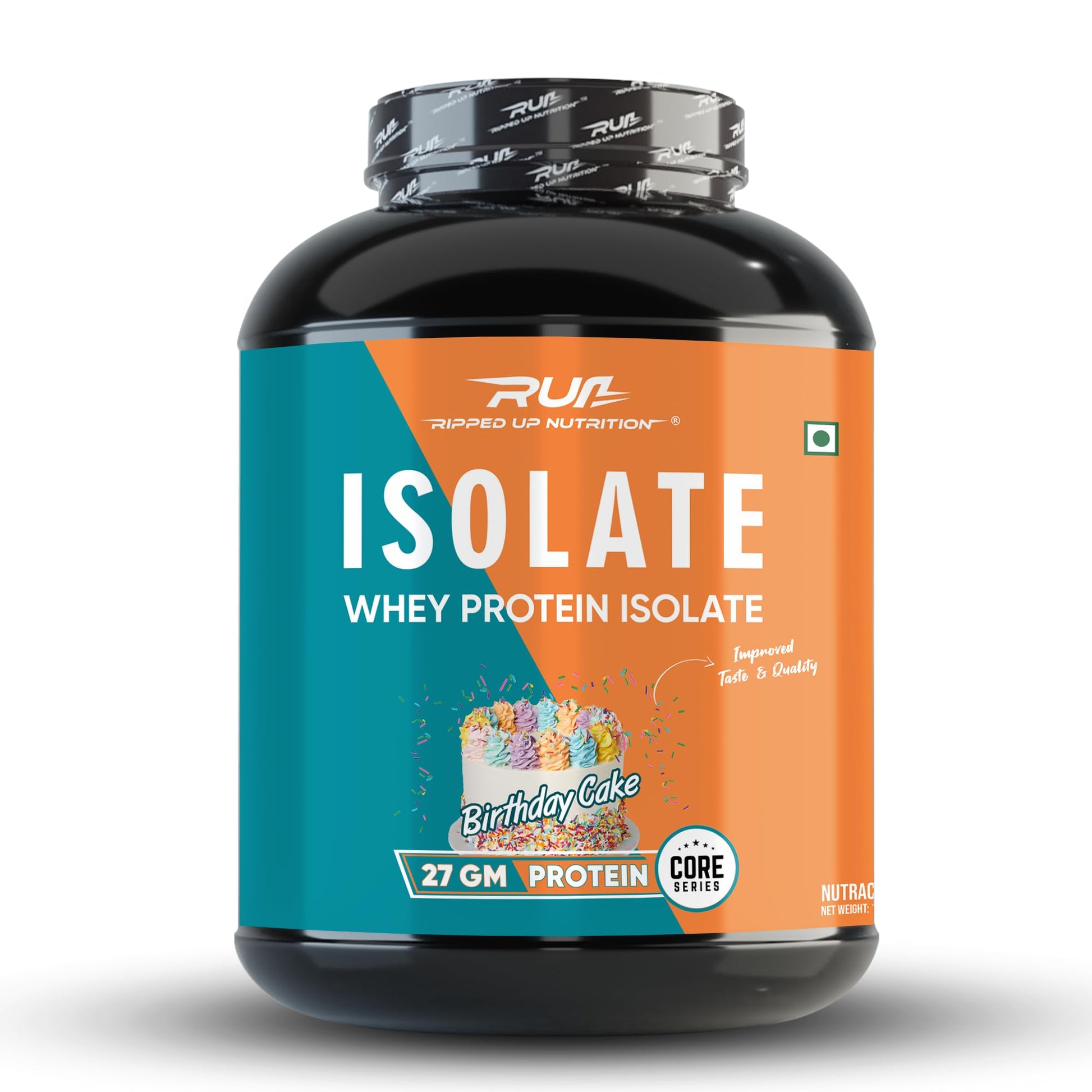 Ripped Up Nutrition Whey Protein Isolate Powder, 27g Protein Per Serving, GMP Certified