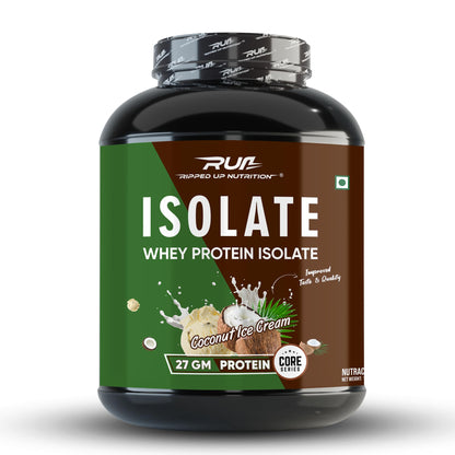 Ripped Up Nutrition Whey Protein Isolate Powder, 27g Protein Per Serving, GMP Certified (8)
