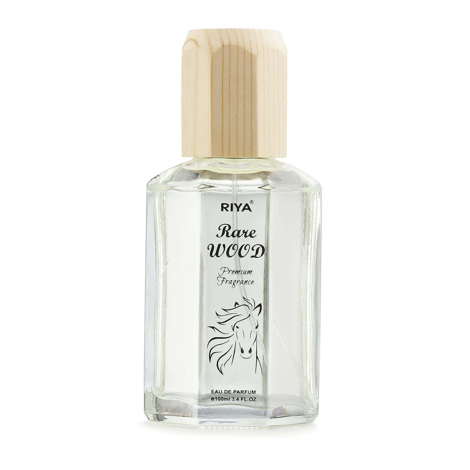 Riya Rare Wood Eau De Perfume for Men, 100ml, 300g - packaging