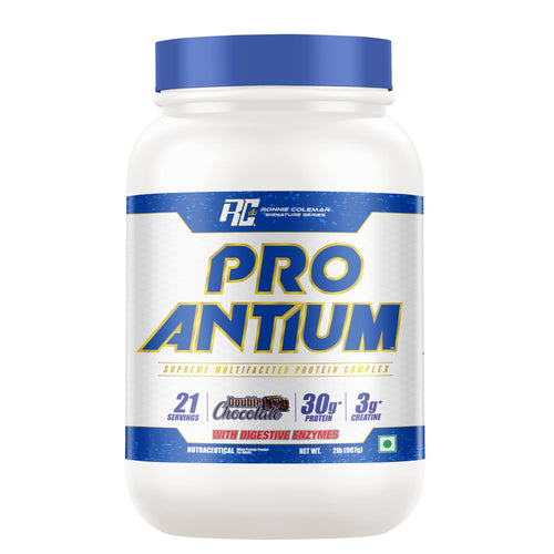Ronnie Coleman Signature Series Pro-Antium Whey Protein, Double Chocolate, 907g (21 Servings)