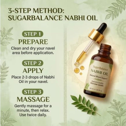 ROSEVEX Nabhi Oil Herbal Navel Care Oil, 30ml, Lightweight Body Oil for External Use - in use