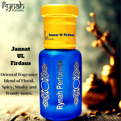 RYNAH Arabic Attar Combo for Men - 3 x 6ml Roll-On Non-Alcoholic Perfume Oil - Concentrated Oil Blend - close-up detail (53)