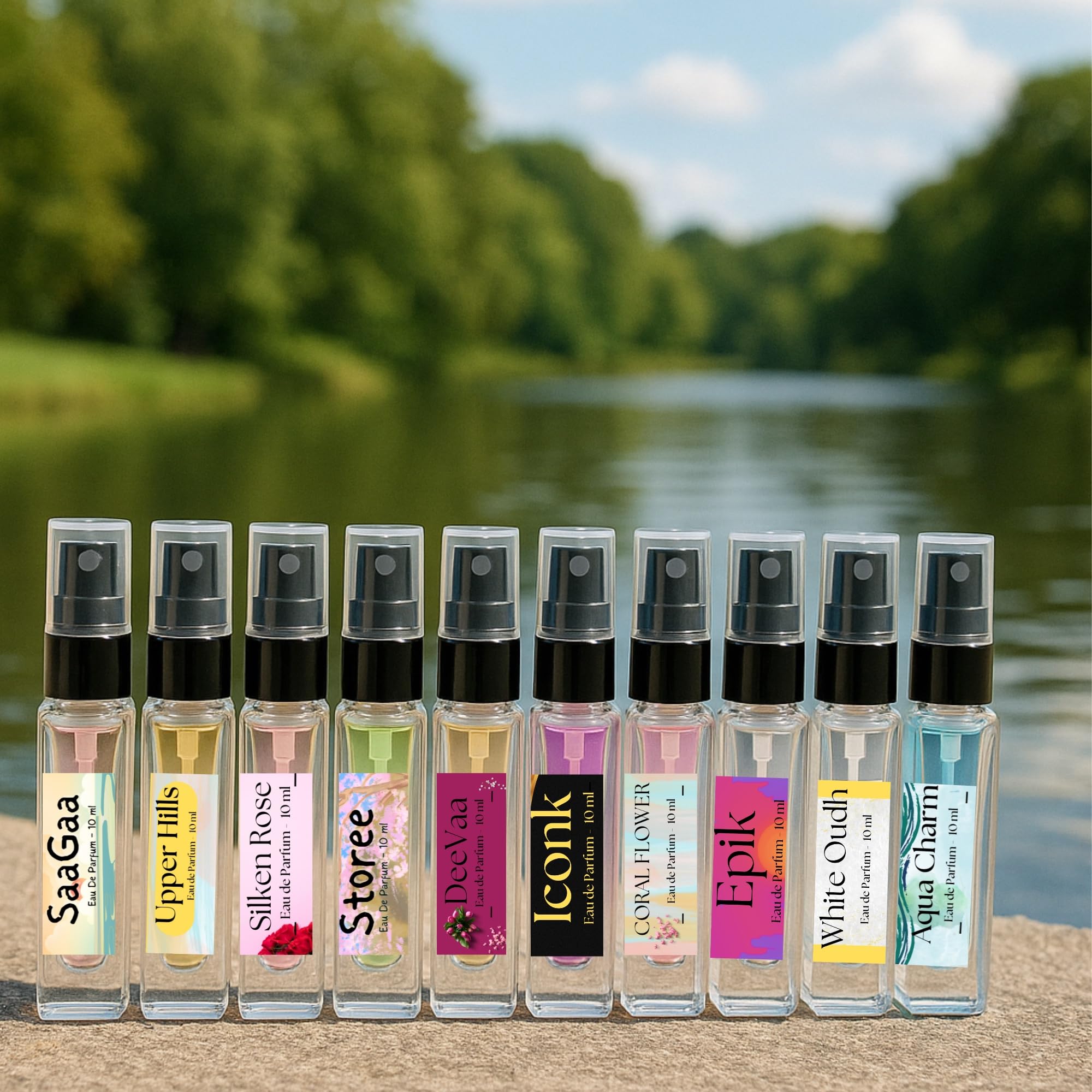RYNAH Eau de Parfum Fragrance Sampler Set, 5 x 10ml (11)