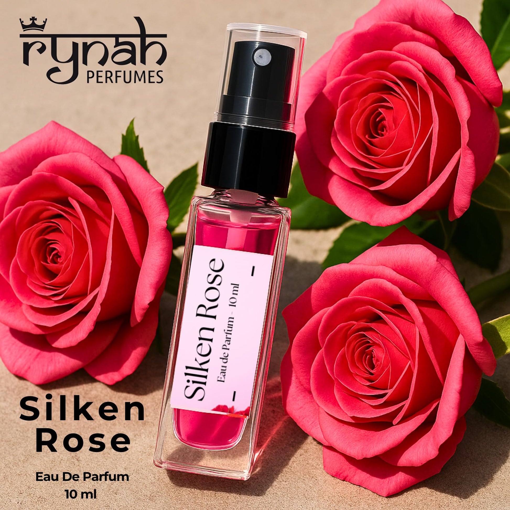 RYNAH Eau de Parfum Fragrance Sampler Set, 5 x 10ml - close-up detail (25)