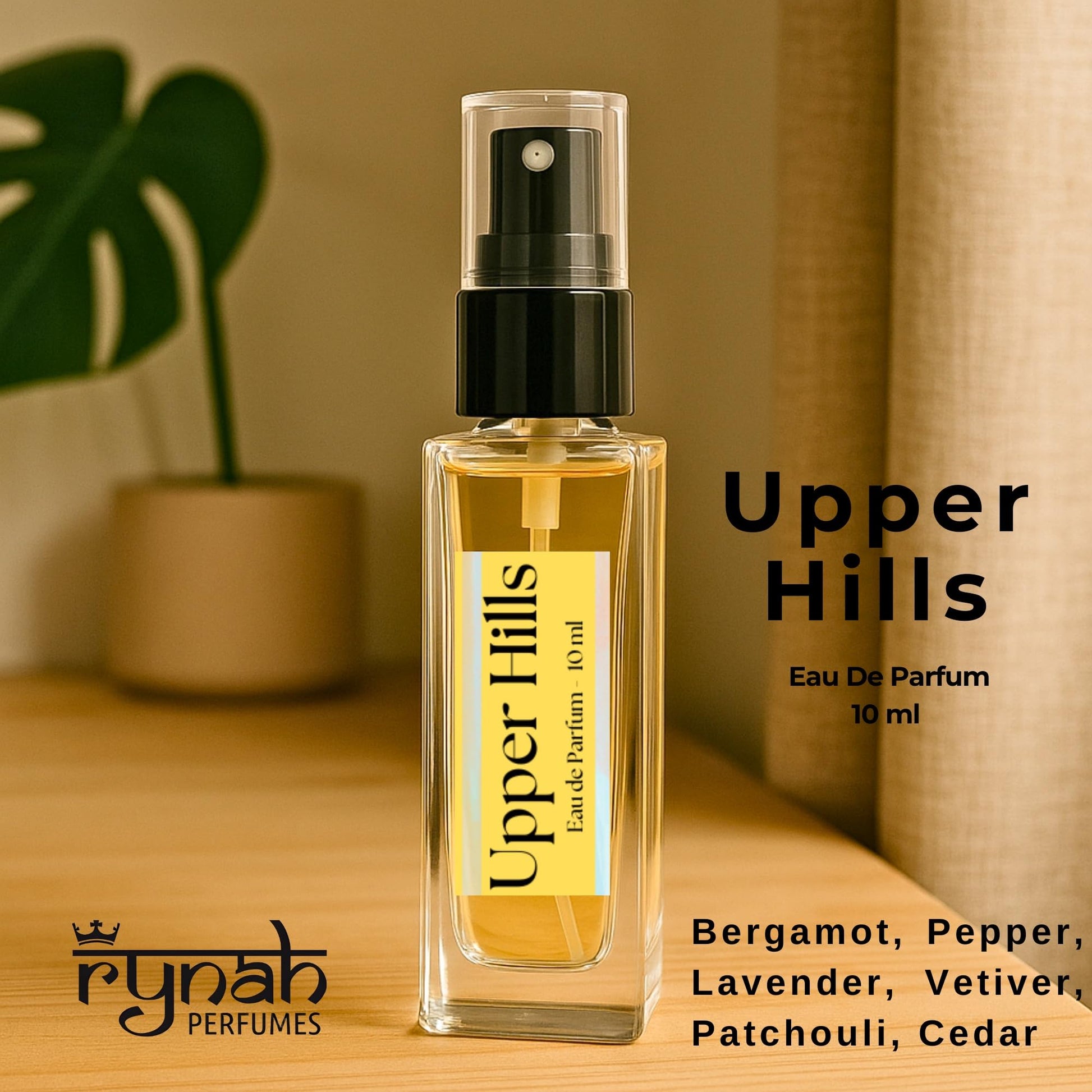 RYNAH Eau de Parfum Fragrance Sampler Set, 5 x 10ml - close-up detail