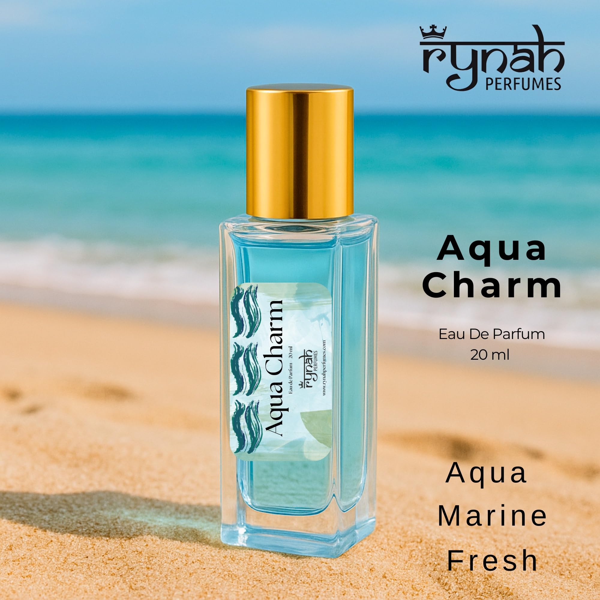 RYNAH Men's Perfume Gift Set, 4 x 20ml Eau de Parfum, Travel-Friendly Fragrance Collection - front view