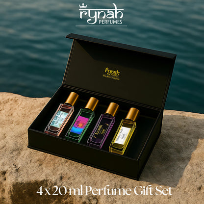 RYNAH Men's Perfume Gift Set, 4 x 20ml Eau de Parfum, Travel-Friendly Fragrance Collection - ingredients panel (20)
