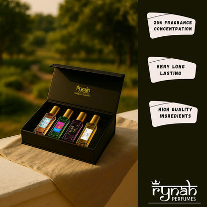 RYNAH Men's Perfume Gift Set, 4 x 20ml Eau de Parfum, Travel-Friendly Fragrance Collection - in use (22)