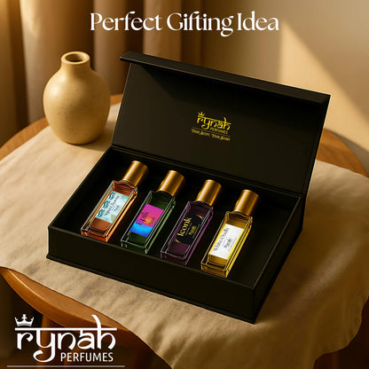 RYNAH Men's Perfume Gift Set, 4 x 20ml Eau de Parfum, Travel-Friendly Fragrance Collection - size and scale (23)