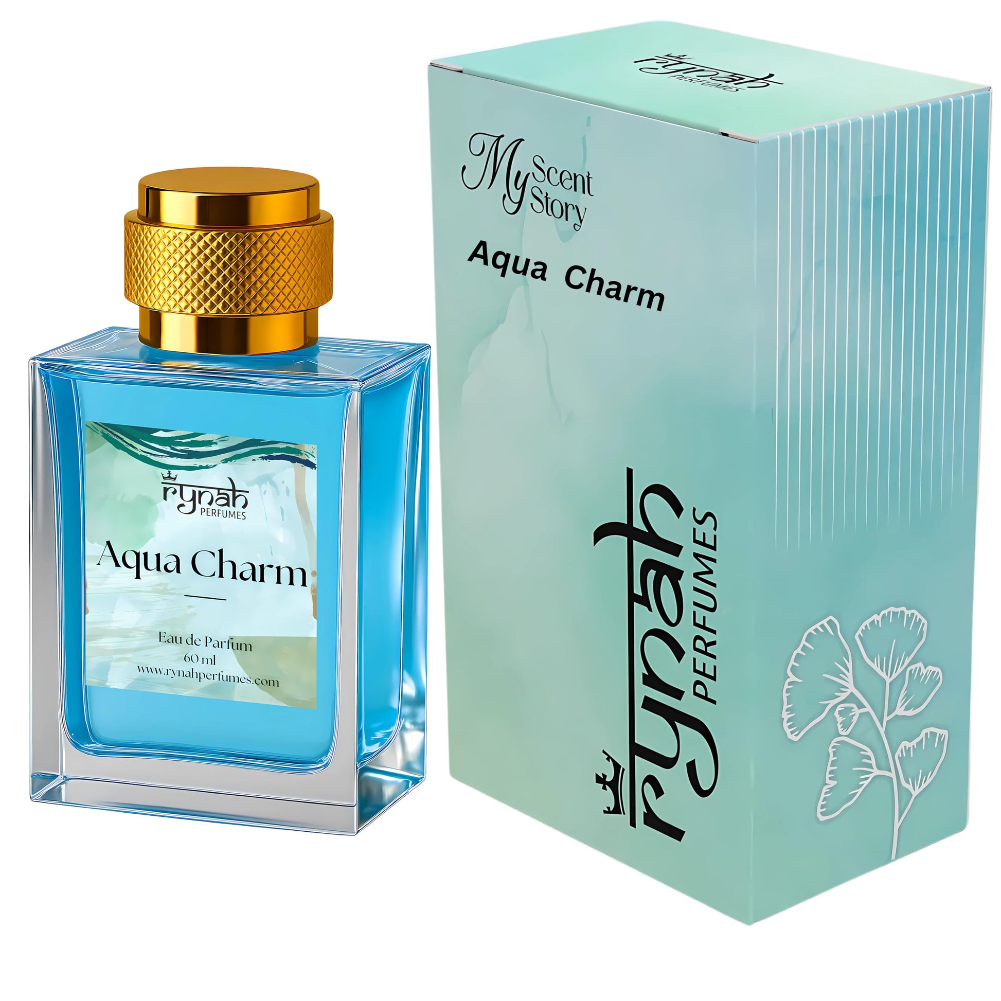 RYNAH Perfume Set for Men - 5 x 10ml Eau de Parfum Travel Gift Set (5 Unique Fragrances) - close-up detail (23)