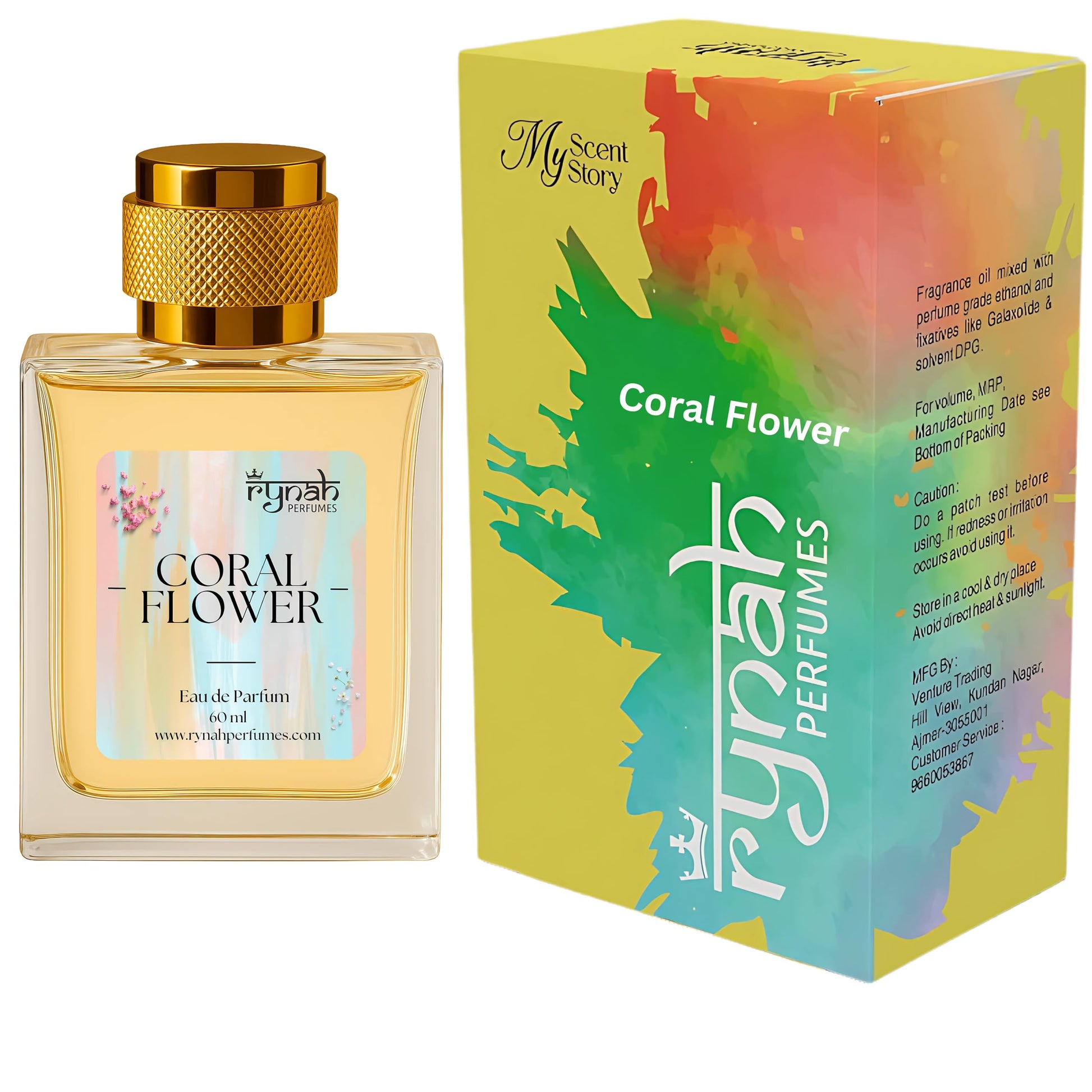 RYNAH Perfume Set for Men - 5 x 10ml Eau de Parfum Travel Gift Set (5 Unique Fragrances) - close-up detail (30)