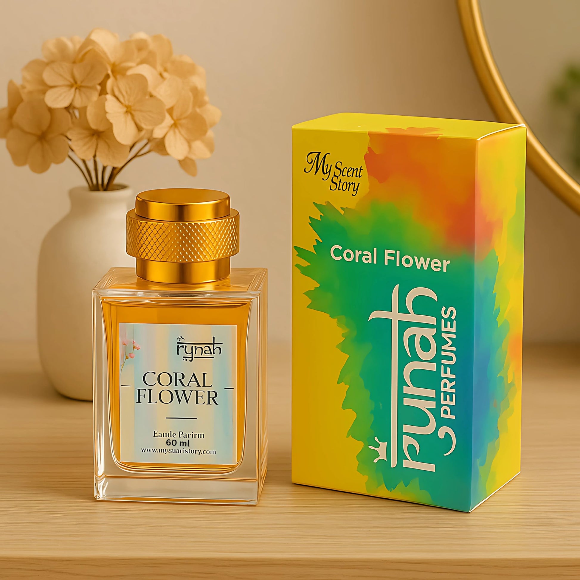 RYNAH Perfume Set for Men - 5 x 10ml Eau de Parfum Travel Gift Set (5 Unique Fragrances) - back view (34)