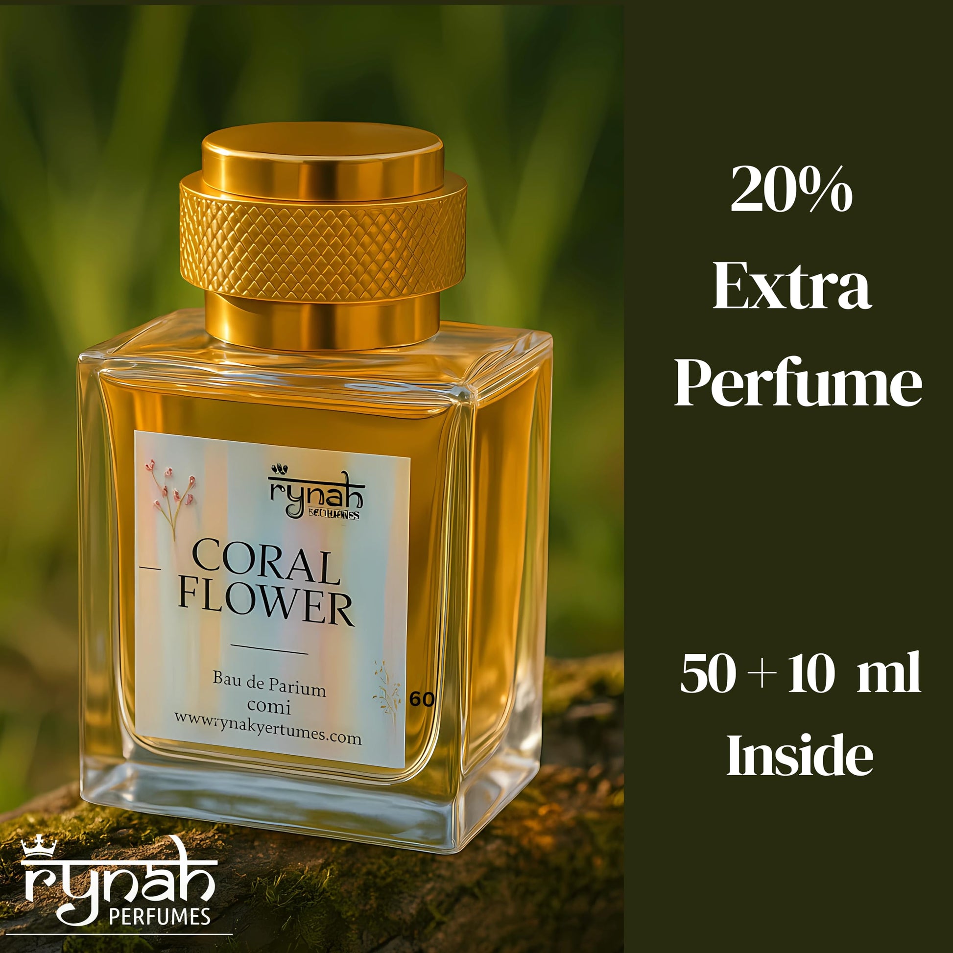 RYNAH Perfume Set for Men - 5 x 10ml Eau de Parfum Travel Gift Set (5 Unique Fragrances) - label detail (36)