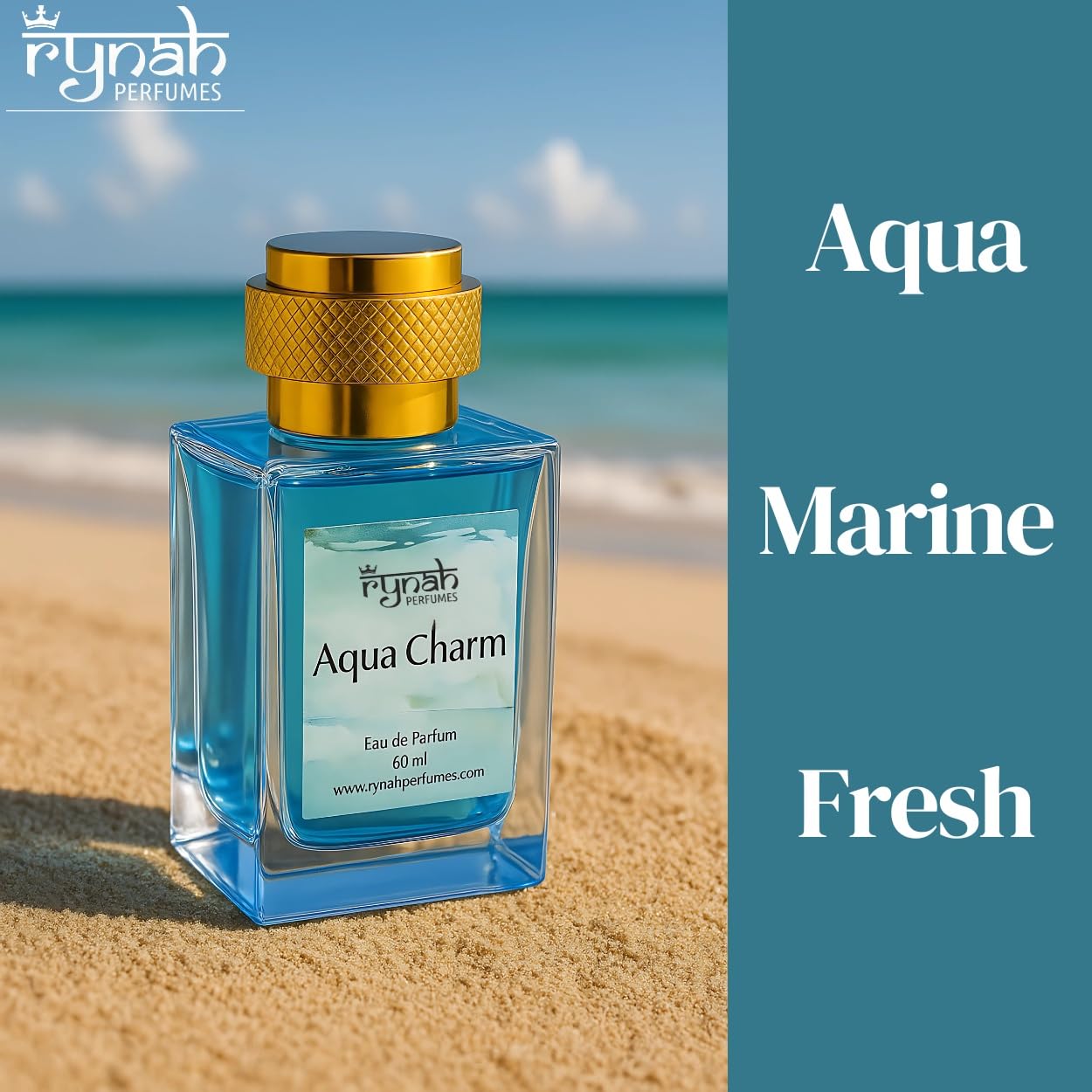 RYNAH Perfume Set for Men - 5 x 10ml Eau de Parfum Travel Gift Set (5 Unique Fragrances) - front view (9)
