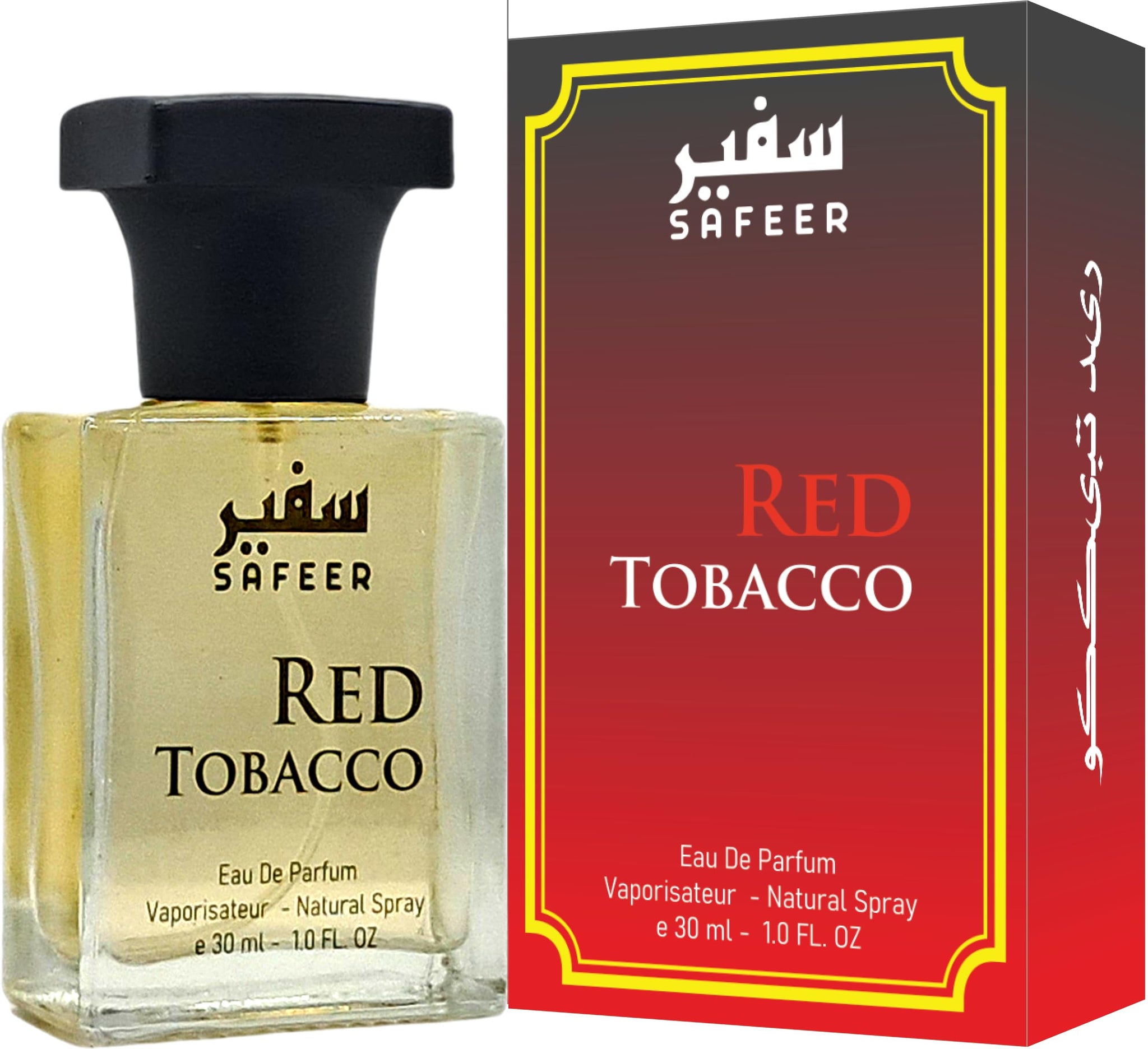 Safeer Perfume Cigar Red Tobacco Eau de Parfum 30ml Pack of 2, Unisex Fragrance - back view