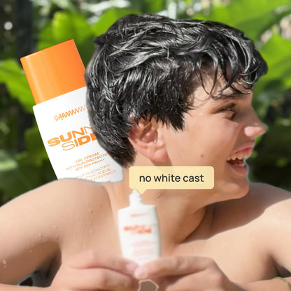 Sammmm Sunnyside SPF 50 PA++++ Sunscreen Gel, 45g, Vitamin C, Oil-Free, No White Cast, Youth - back view