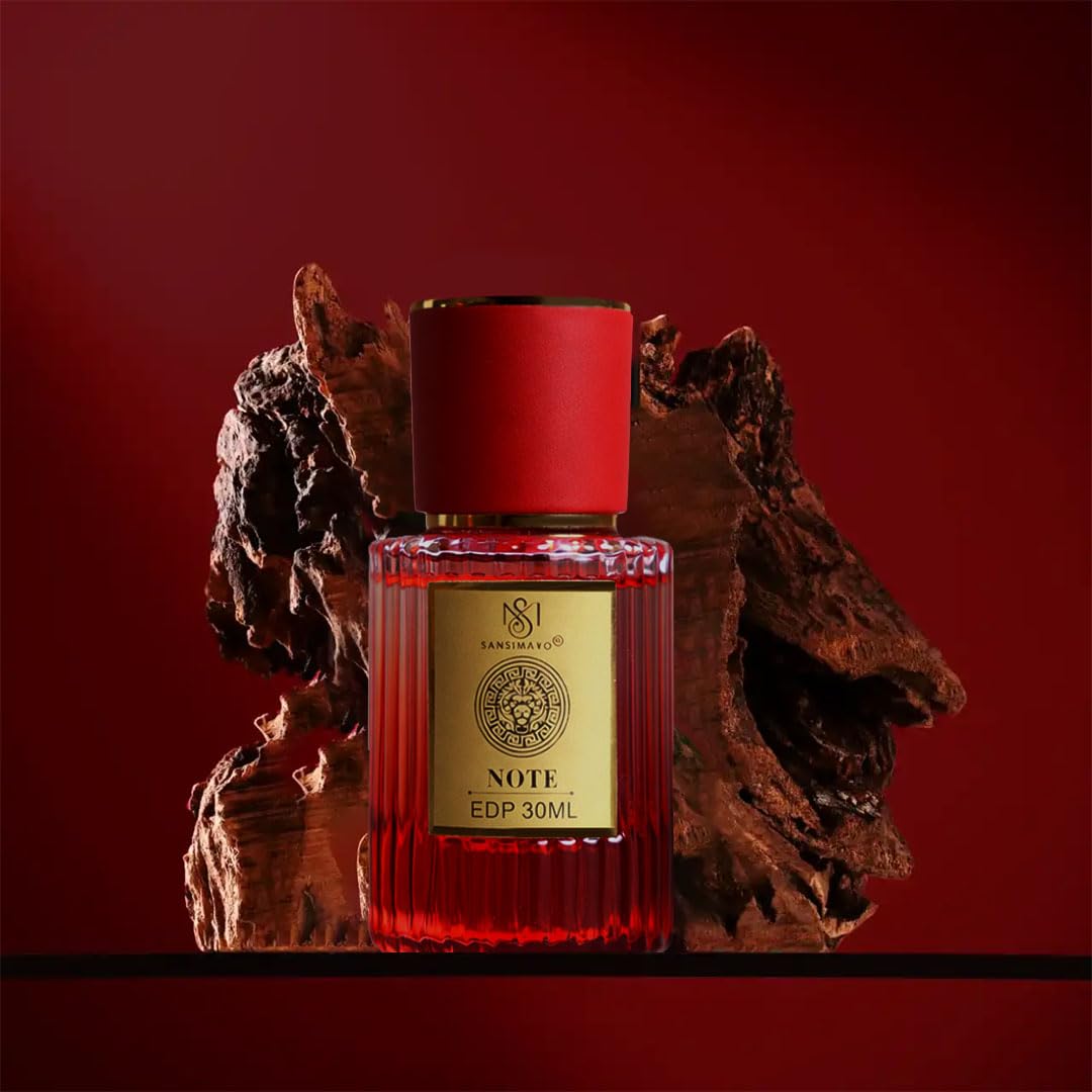 SANSI MAYO Aura Eau de Parfum for Men, 30ml, Fresh Woody Scent with Clean Refined Notes - front view (9)