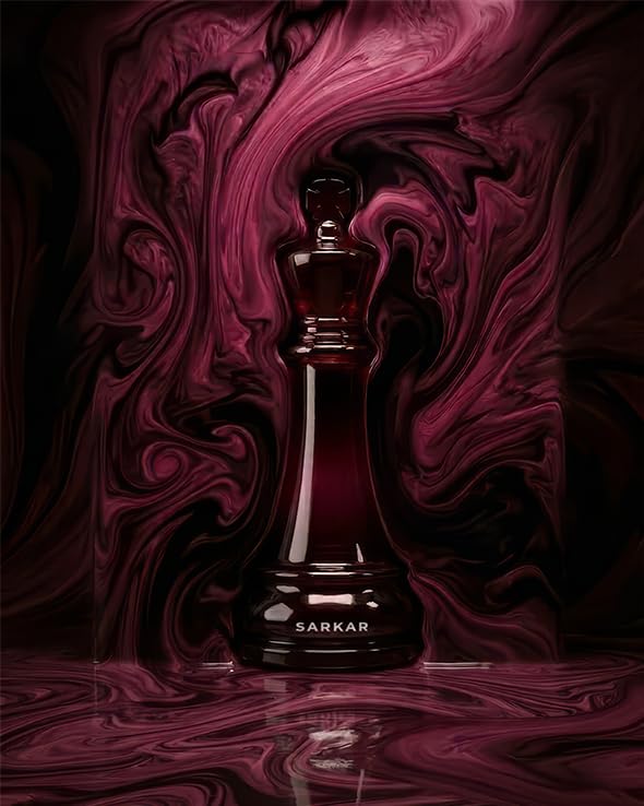 SARKAR Noble Unisex Eau de Parfum, 100ml, Bergamot Eucalyptus Cedarwood Woody Fragrance, 25% Perfume Concentration - label de