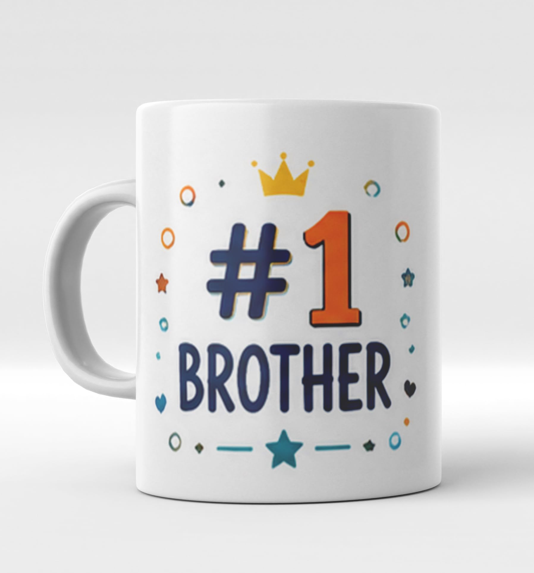 Sawardawalas #1 Brother Rakhi Gift Hamper | Ceramic Coffee Mug, Evil Eye Rakhi, Guardian Bell Keychain, Roli Chawal & Raksha 