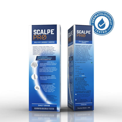Scalpe Pro Daily Dandruff Care Shampoo with Climbazole and ZPTO, Unisex for Women and Men - ingredients panel (12)