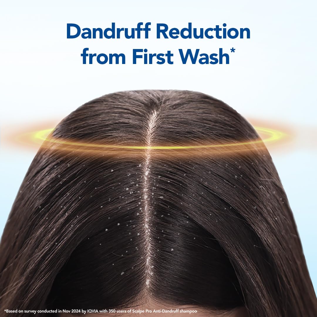 Scalpe Pro Daily Dandruff Care Shampoo with Climbazole and ZPTO, Unisex for Women and Men - front view