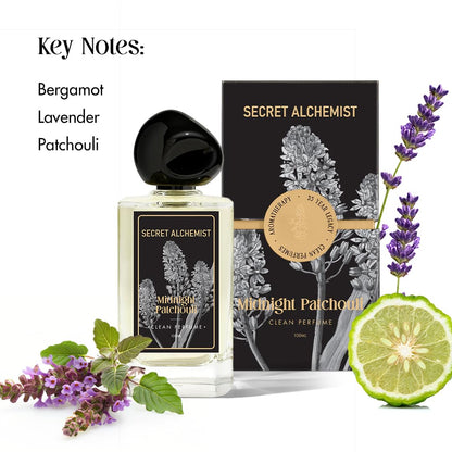 Secret Alchemist Fresh Vetiver Parfum 100ml, 25% Oil Concentration, Men, IFRA Certified - front view (11)